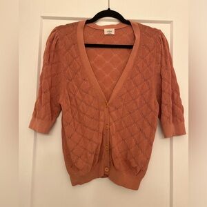 Aritzia Pointelle Cardigan